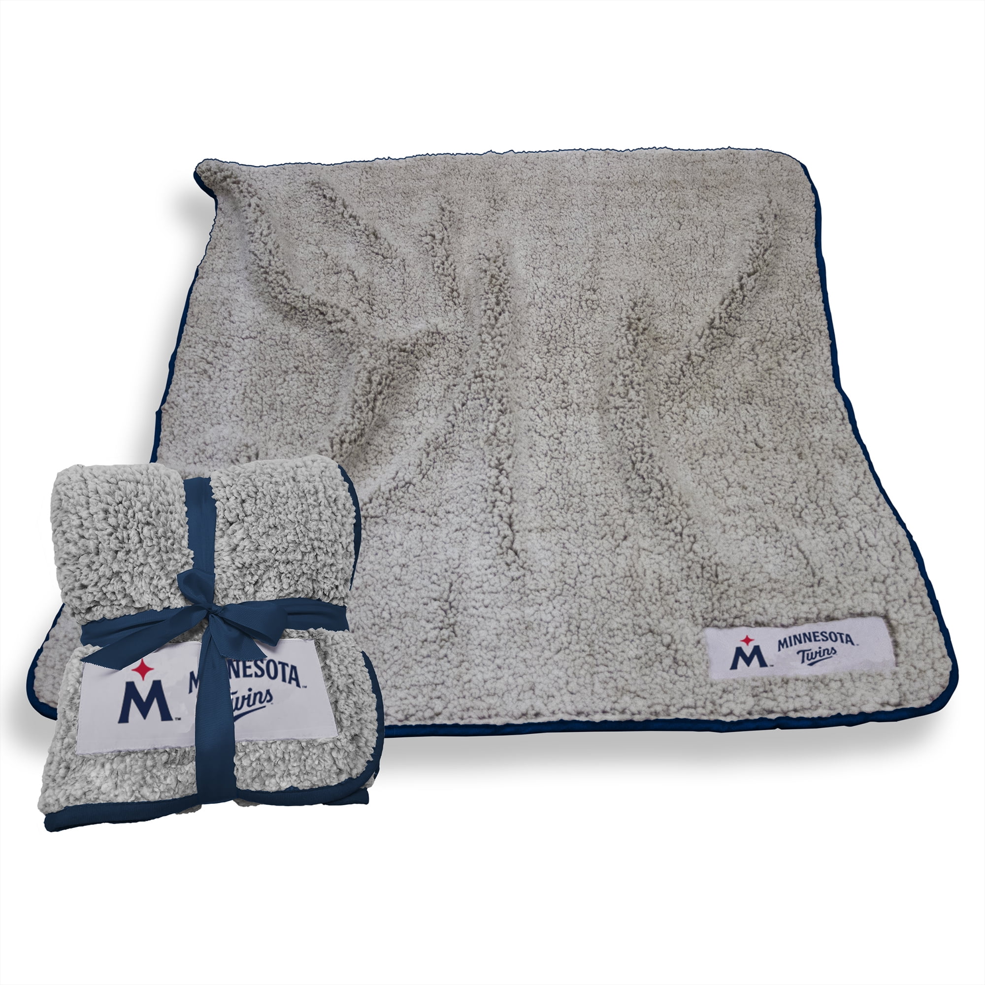 Minnesota Twins Frosty Fleece Sherpa Throw Blanket