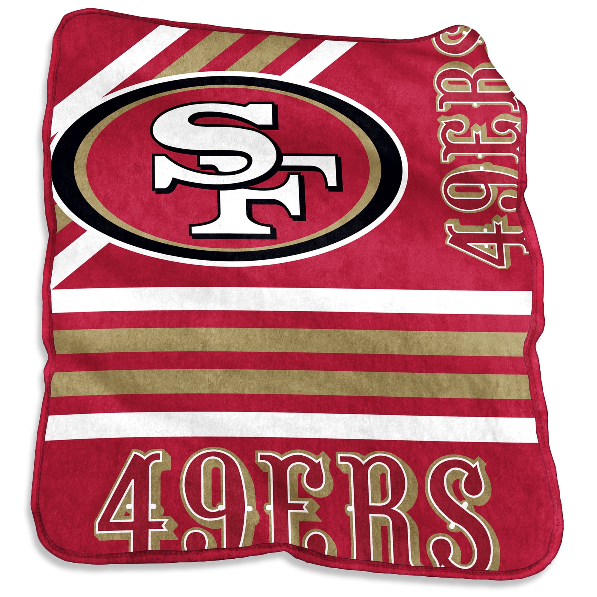 San Francisco 49ers 50'' x 60'' Plush Raschel Throw