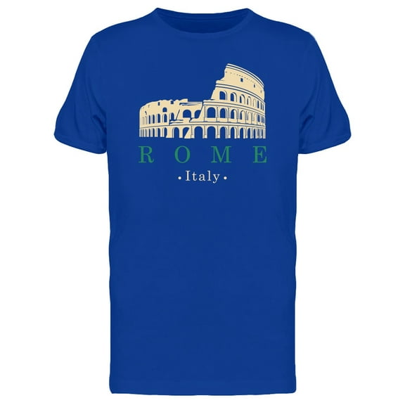 Logo Colosseum In Rome T-Shirt Men -Image by Shutterstock, Male 3X-Large