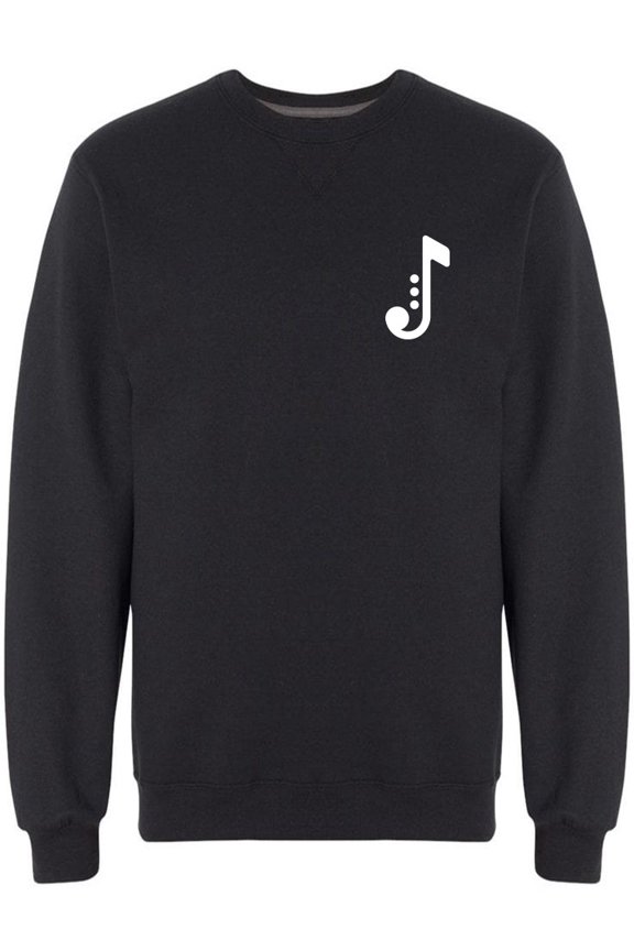 Logo Jazz Music Note Sweatshirt Men -Image by Shutterstock, Male Large