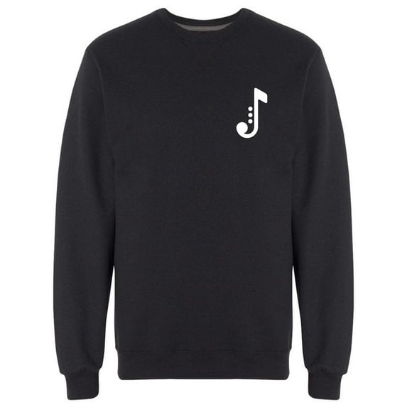 Logo Jazz Music Note Sweatshirt Men -Image by Shutterstock, Male XX-Large
