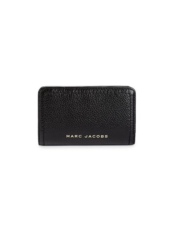 Logo Leather Compact Wallet
