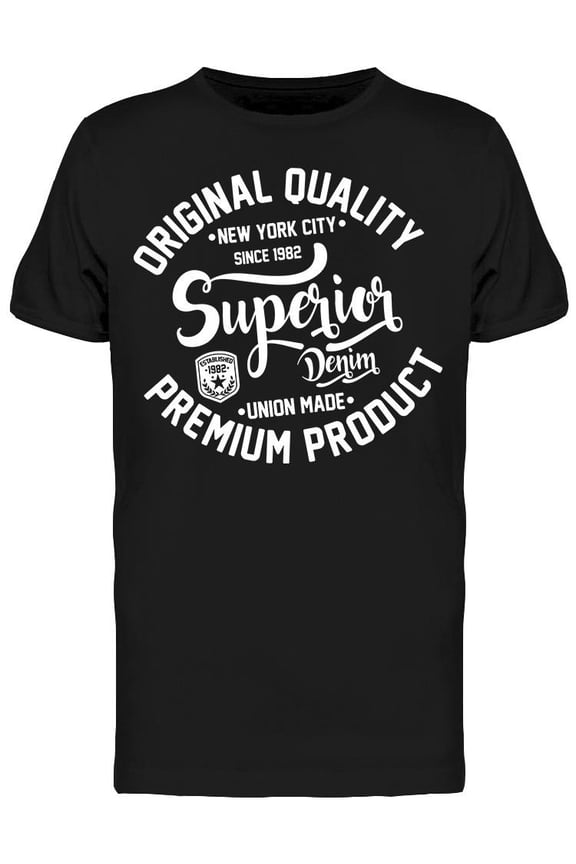 Logo: Original Quality T-Shirt Men -Image by Shutterstock, Male x-Large