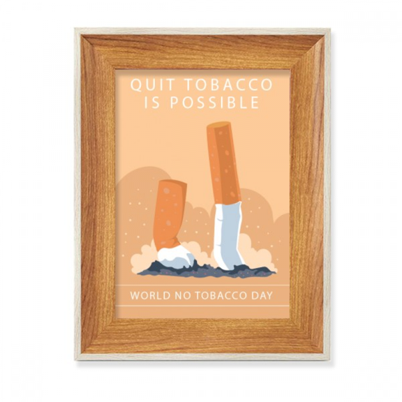 Logo Put Out Cigarettes Desktop Wooden Photo Frame Display Picture Art Painting Multiple Sets