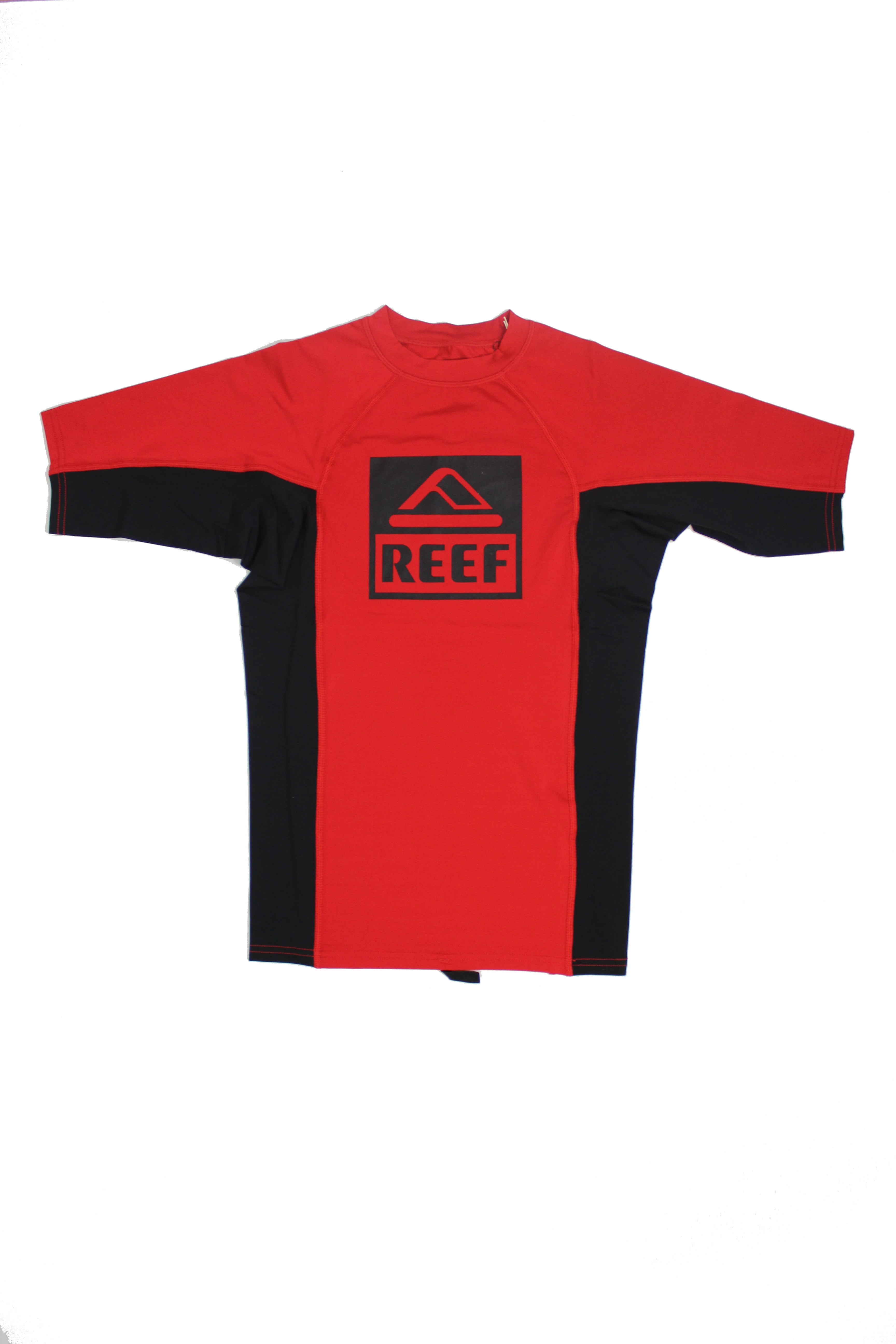 Logo Rashguard II Short Sleeve Rash Vest [Red/Black] - Walmart.com