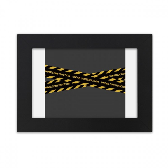 Logo Site Construction Warning Desktop Photo Frame Ornaments Picture Art Painting