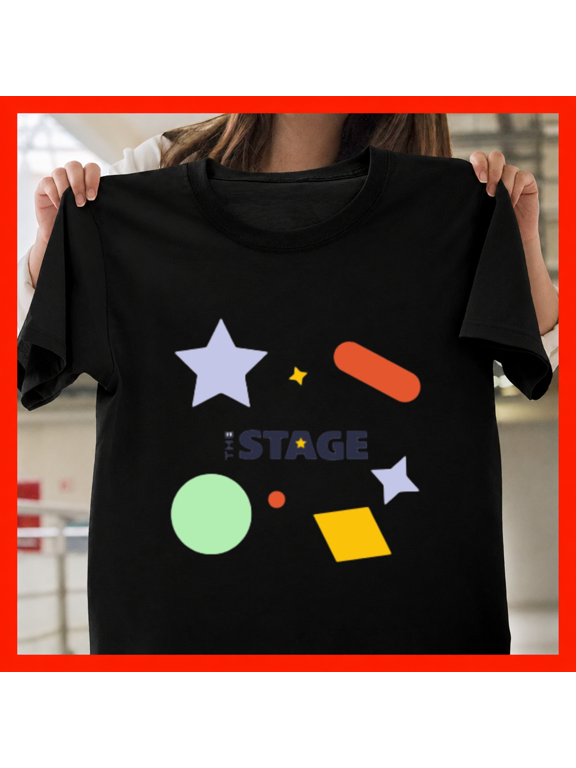 Logo With Shapes Modern Abstract Geometric Vector Emblem Unisex T-Shirt, up to size 5XL