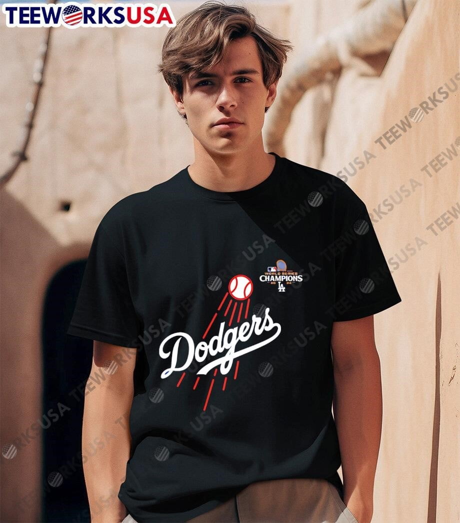 Logolosangelesdodgerswin2024worldserieschampionsunisextshirt