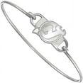 thumbnail image 1 of LogoArt NHL New Jersey Devils Sterling Silver Wire Bangle Bracelet, 1 of 5