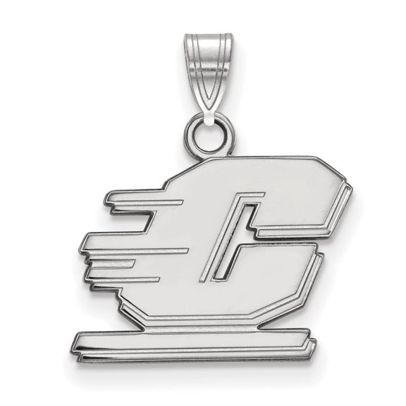 LogoArt SS002CMU Sterling Silver Central Michigan University Small Pendant