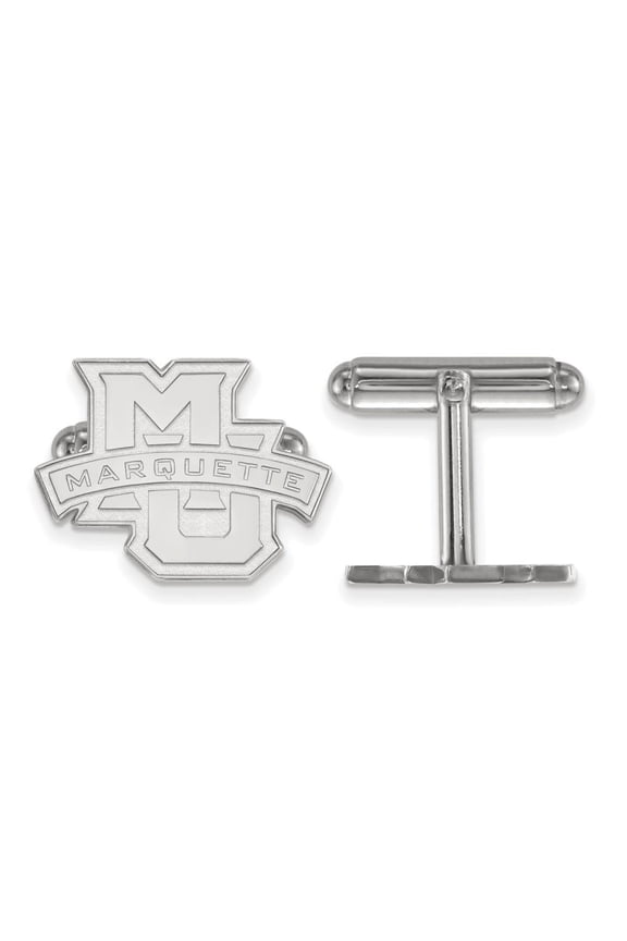 Sterling Silver Marquette University Cuff Links
