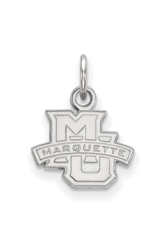 Sterling Silver Marquette University Xs Pendant Necklace