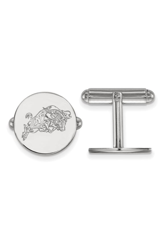 Sterling Silver Navy Cuff Link