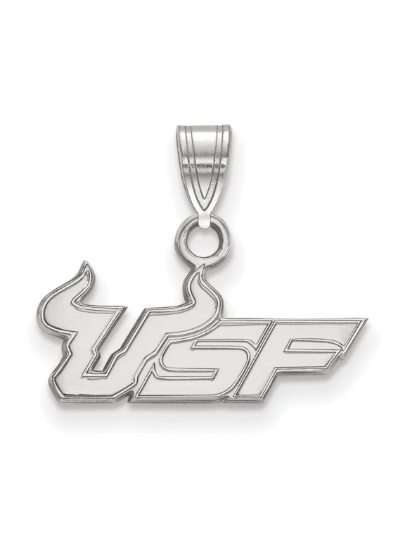 Sterling Silver University Of South Florida Small Pendant Necklace