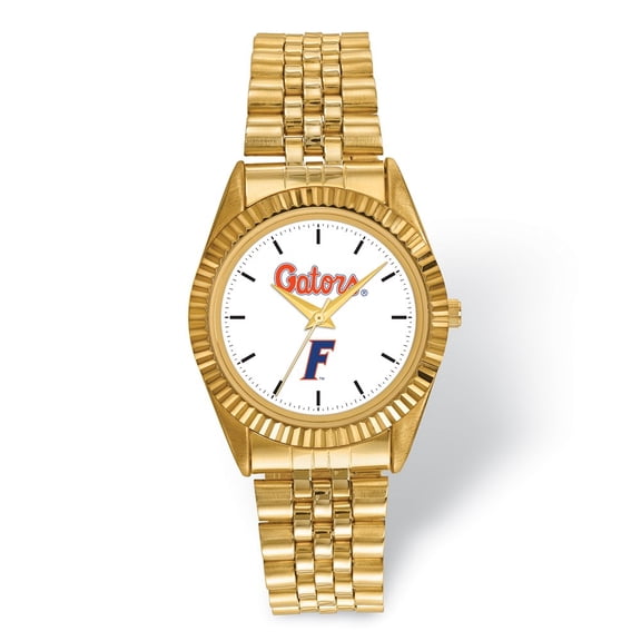 LogoArt University of Florida Pro Gold-tone Gents Quartz Watch QUFL166