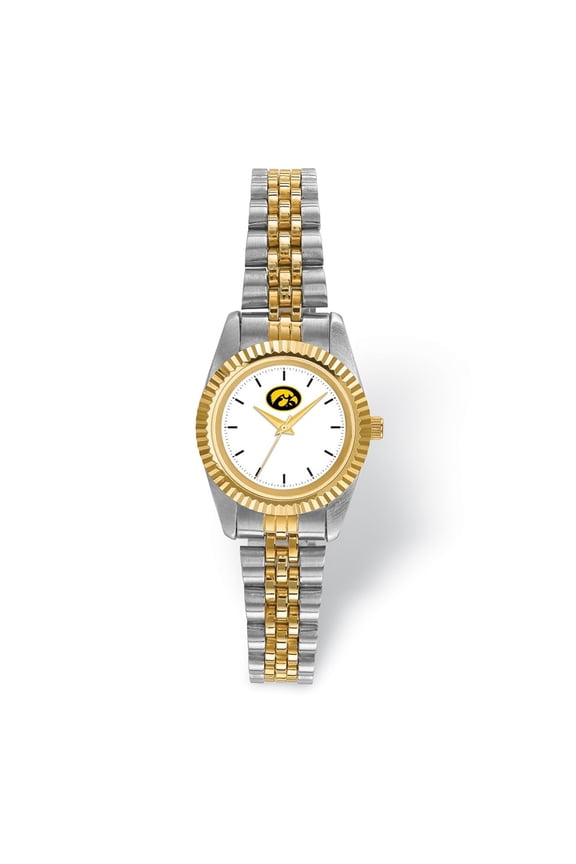 University of Iowa Pro Two-tone Ladies Quartz Watch QUIA167