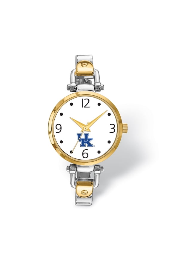 University of Kentucky Elegant Ladies 2-tone Quartz Bracelet Watch Q-UK172