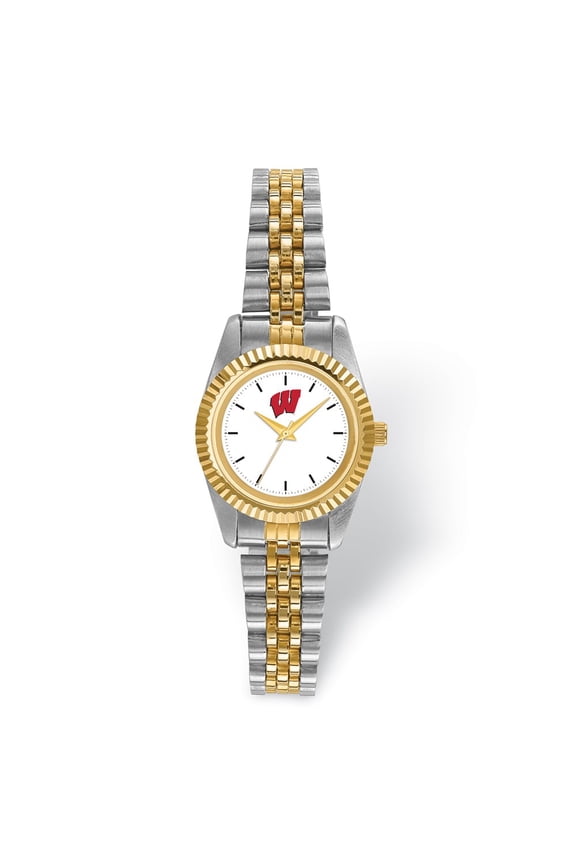 University of Wisconsin Pro Two-tone Ladies Quartz Watch QUWI167