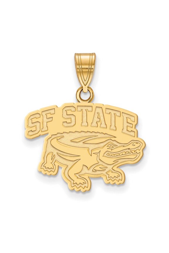 Sterling Silver Gp San Francisco State University Medium Pendant