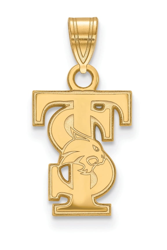 Sterling Silver Gp Texas State University Small Pendant Female Adult