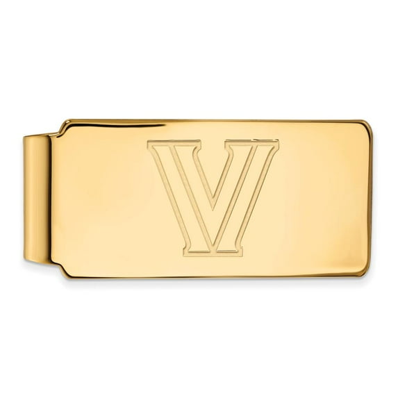 Logoart Sterling Silver Gp Villanova University Money Clip