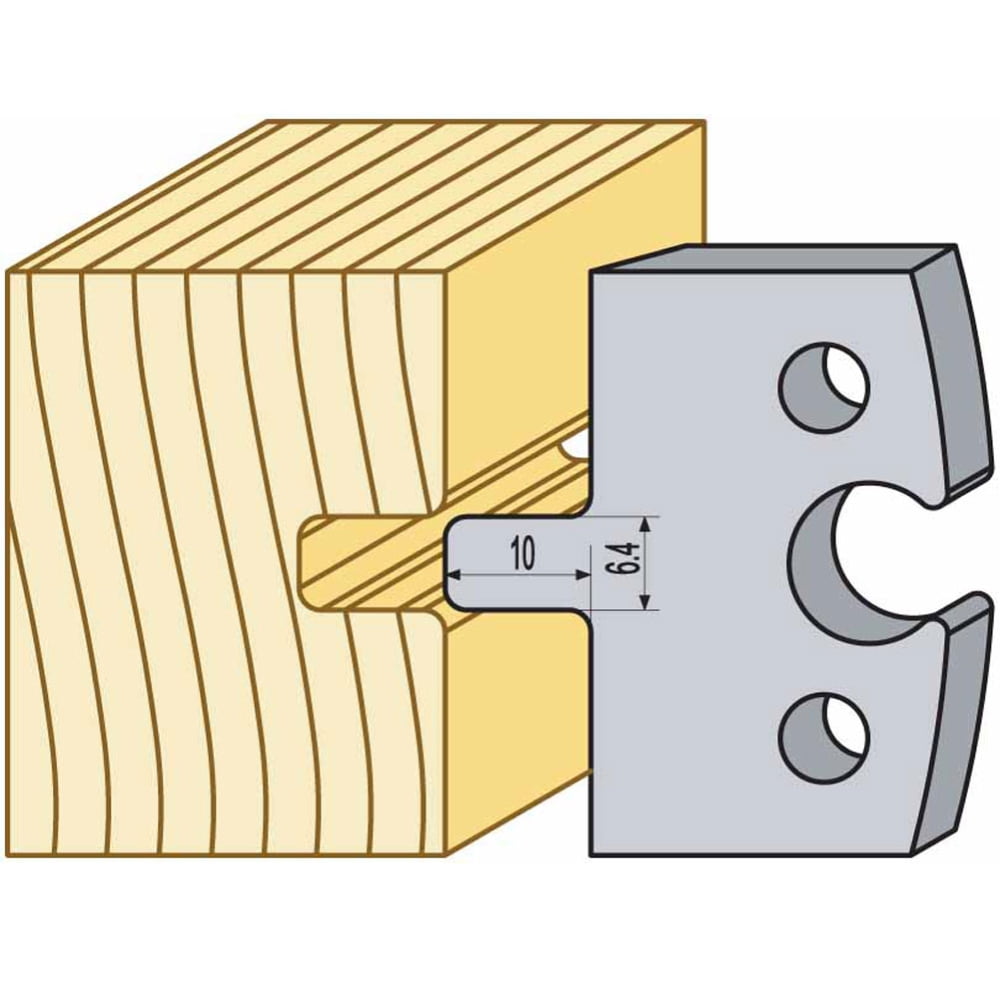 Logosol 40mm HSS Vertical Profile Knives (Pair)