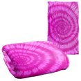 thumbnail image 1 of Logovision Pink Tie-Dye Silky Touch Super Soft Throw Blanket 36' x 58', 1 of 6