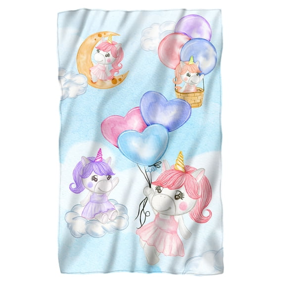 Logovision Unicorn Sky Fleece Blanket 36' x 58'