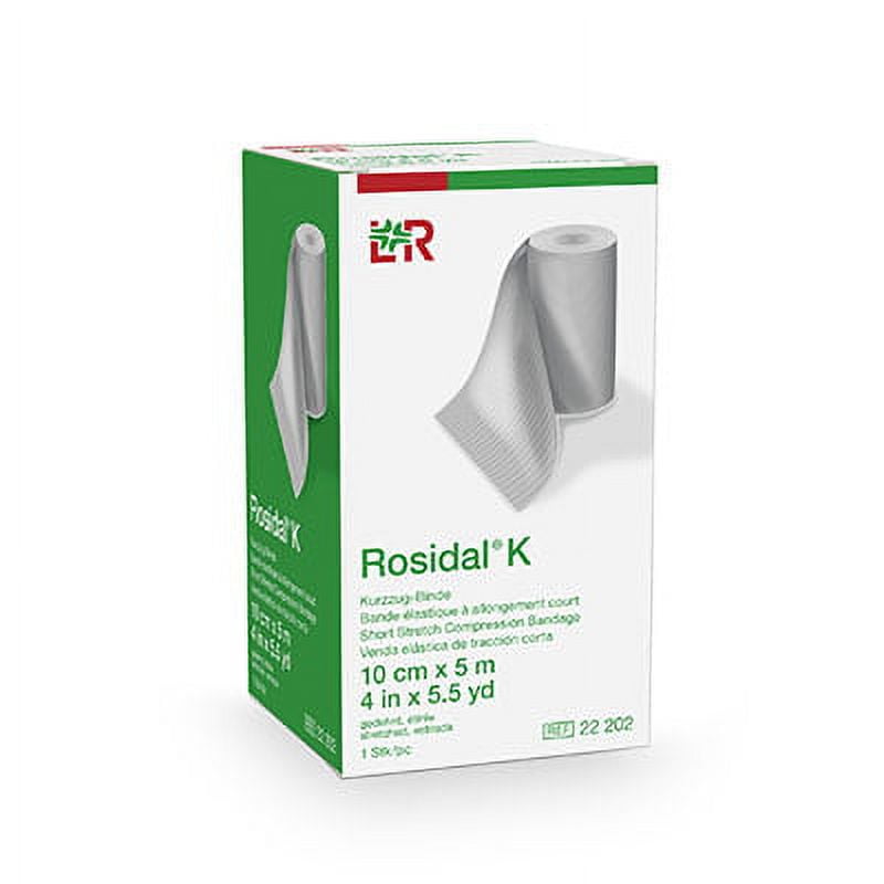 人気カラーの Rauscher & Lohmann Rosidal x 10cm Bandage, Stretch Short K 救急・応急用具