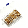Pyramid Stud Rivet Lohol 1000Pcs Pyramid Studs Rivets Kit, 5 Sizes 4mm-12mm Metal Spikes ...