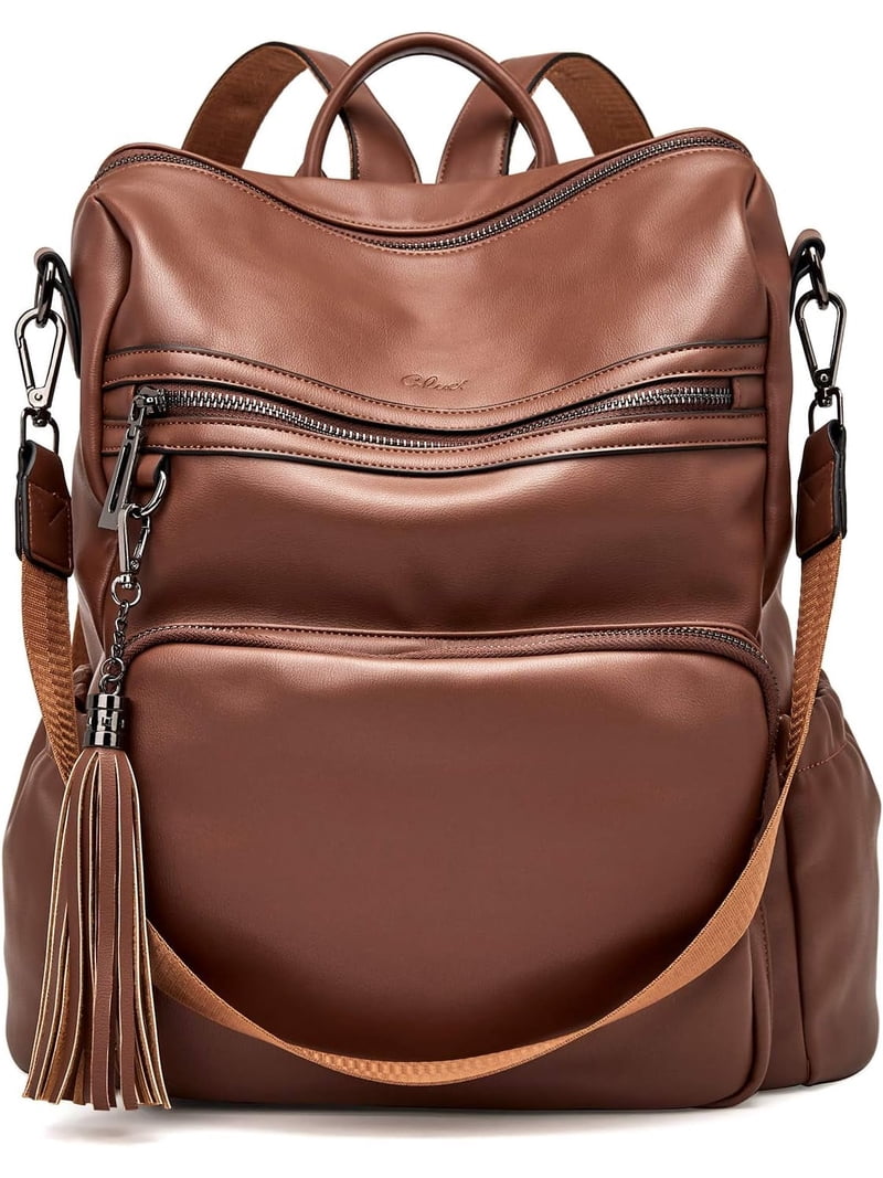 Lohol Backpack Purse for Women Travel Backpack Leather Large  display picture 1