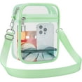 thumbnail image 1 of Lohol Clear Purse Stadium Approved CrossBody Bag for Men and Women Green-Large, 1 of 7