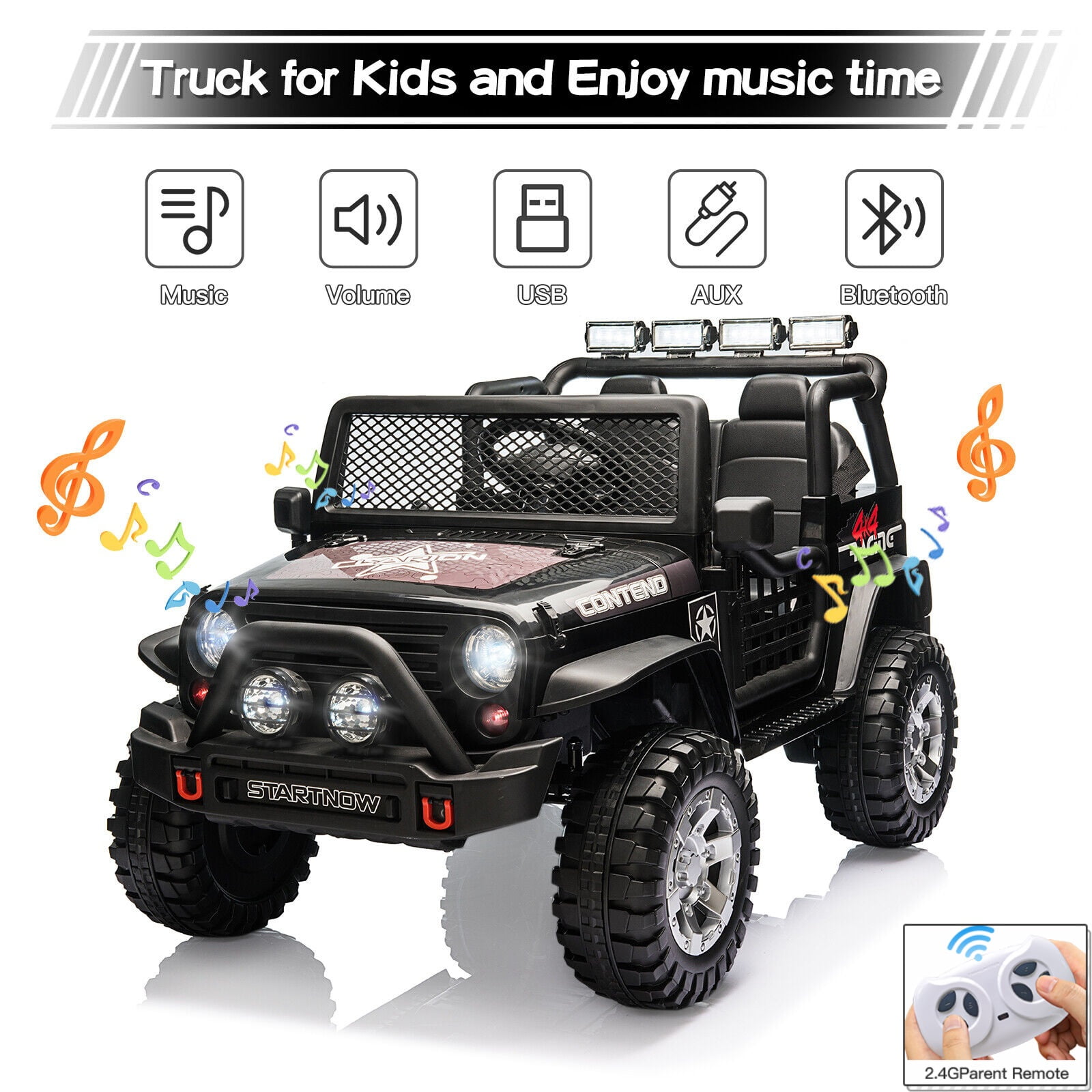 Remote control ride on jeep 2 seater on sale