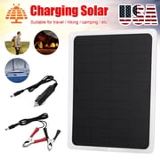 Lohoms 22W Solar Panel Kit 12V Trickle Charger Battery Charger Maintainer Boat RV Car