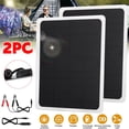 thumbnail image 1 of Lohoms 2PC 22W Portable Solar Panel Kit 12V Trickle Charger Battery Maintainer for RV Boat Car Motorcycle, 1 of 8