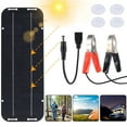 thumbnail image 1 of Lohoms 30W Solar Panel, 12V Trickle Charger Battery Charger Solar Panel Kit Maintainer Boat Car RV, 1 of 8