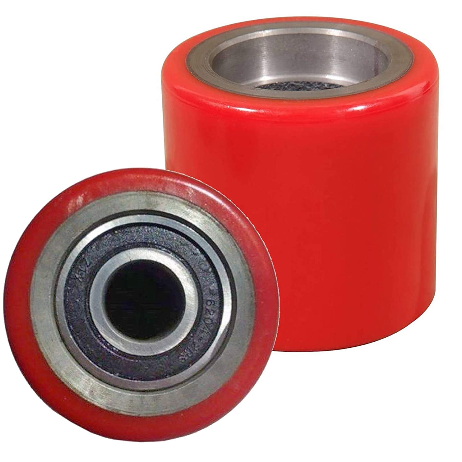Lohoms A Pair of Pallet Jack Replacement Load Wheels Pallet Truck Front