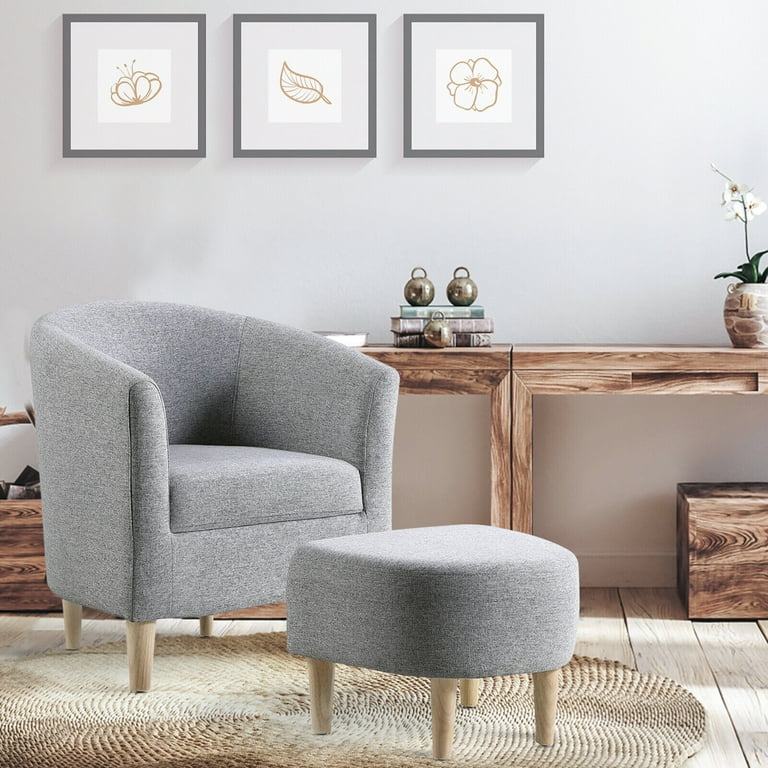 Arm chair with footstool sale