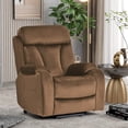 thumbnail image 1 of Lohoms Electric Power Lift Recliner Chair, Overstuffed Lift Chair Recliners for Elderly, Velvet Home Theater Seating Single Sofa Living Room,with Side Pockets Remote Control, Brown, 1 of 9