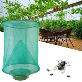 Lohoms Ranch Fly Traps, 1 Pack Outdoor Fly Trap Catcher Killer Bug Pest Cage Net, Reusable Hanging Fly Trap, For Horses
