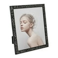 thumbnail image 1 of Lohuatrd 5/6/7 Inch Photo Frame Shiny Rhinestone Edge Electroplated Stainless Standing Anti-skid Luxury Oblong Glitter Wall Mounting Table Top Display Picture Display Protection Frame, 1 of 8