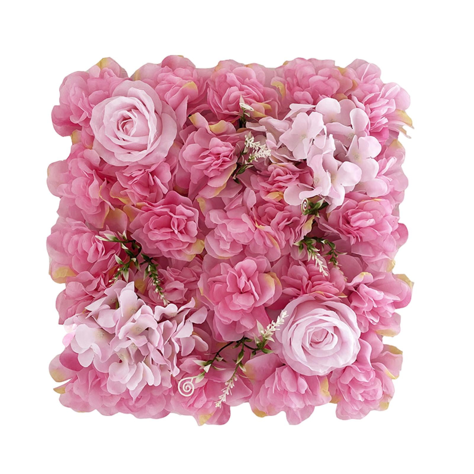 Lohuatrd Artificial Rose Flower Wall Panel Wedding Bridal Baby Shower