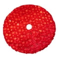 thumbnail image 1 of Lohuatrd Christmas Tree Skirt Snowflake Print Soft Color Matching Reusable Festive Christmas Tree Decoration Party Prop Xmas Tree Plush Carpet New Year Decor, 1 of 8