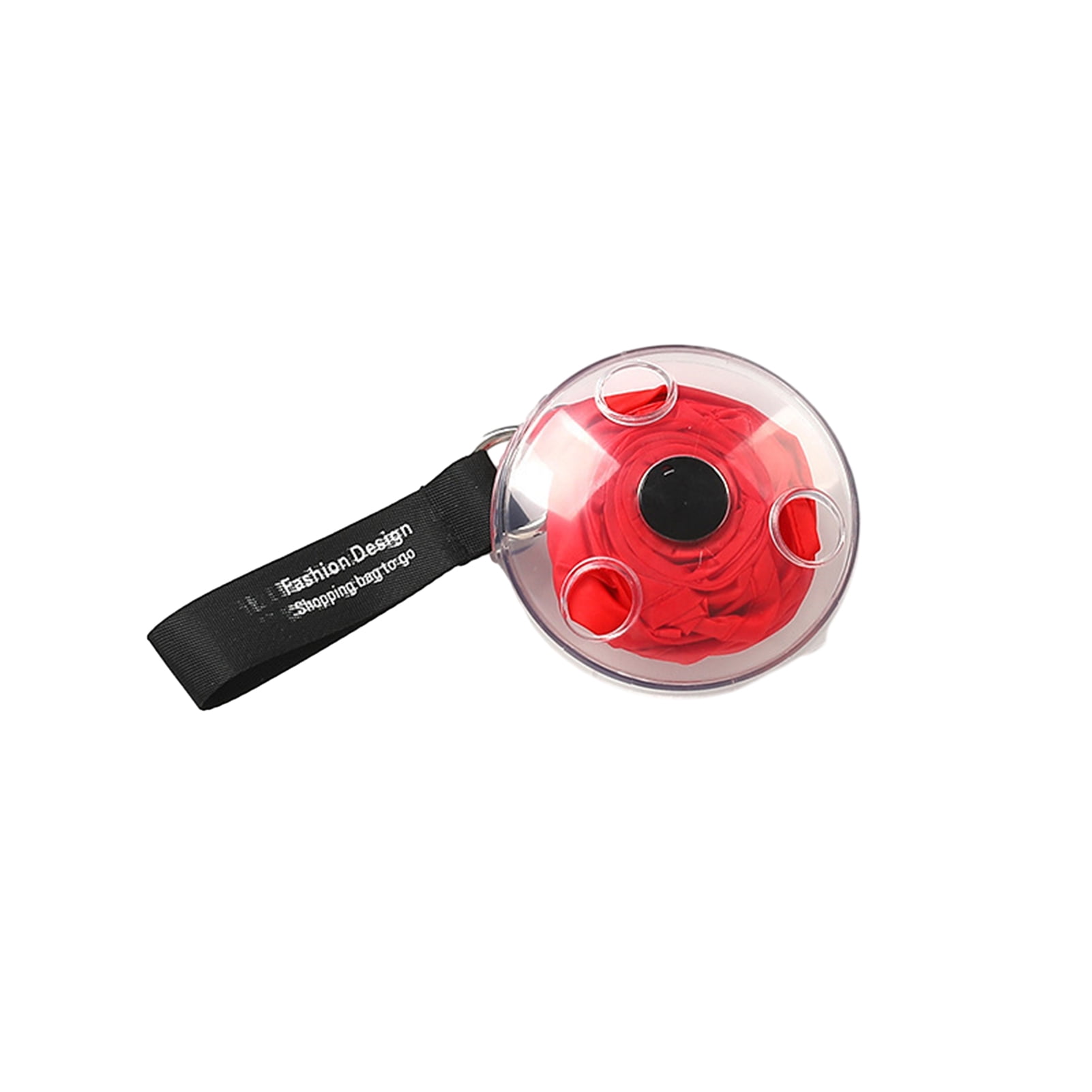 Lohuatrd Foldable Shopping Bag Roll Up Portable Lanyard Reusable Heavy