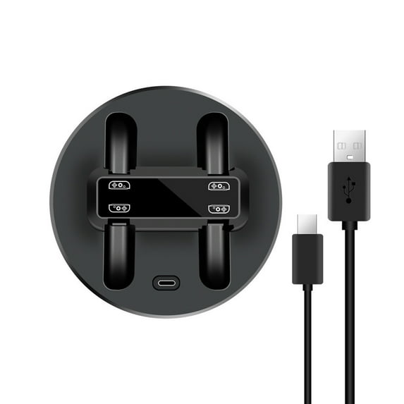 Lohuatrd Game Controller Charger with Indicator Light Quick Charge Easy to Use Compact Charging Dock Station for Switch Joy-con