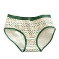 thumbnail image 1 of Lohuatrd Japanese Style Teenage Girls Panties Cute Bear Pattern Green Cotton Crotch Briefs Mid-rise Cartoon Student Underpants, 1 of 8