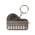 thumbnail image 1 of Lohuatrd Keychain Pendant Mini Electronic Piano Shape 8 Keys Light Music Cartoon Couple Pendant Exquisite Key Ring Funny Birthday Gift, 1 of 8