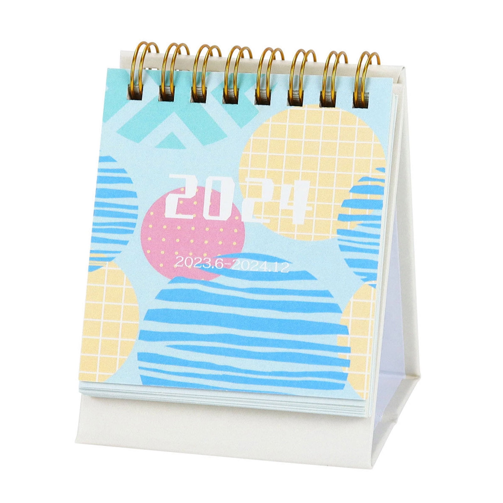 Lohuatrd Mini Standing Desk Calendar Premium Thick Paper Design Compact ...
