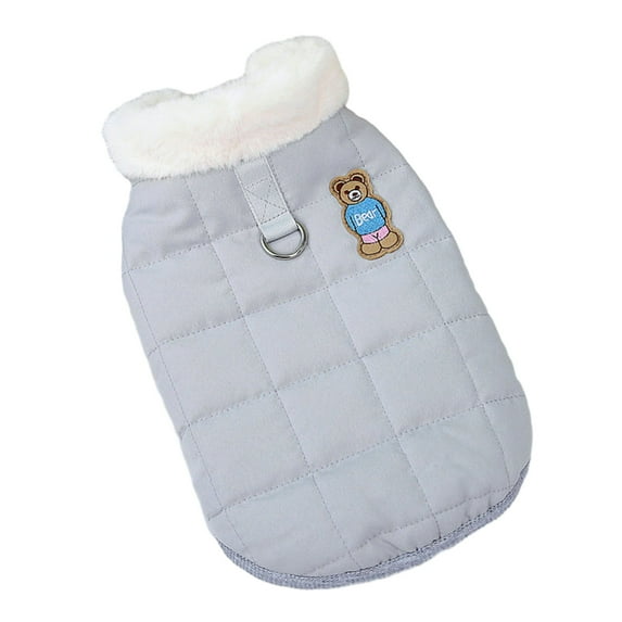 Lohuatrd Pet Clothes Cute Fashionable Winter Warm Dog Vest Windproof Pet Jacket Coat for Cold Weather Daily Wear