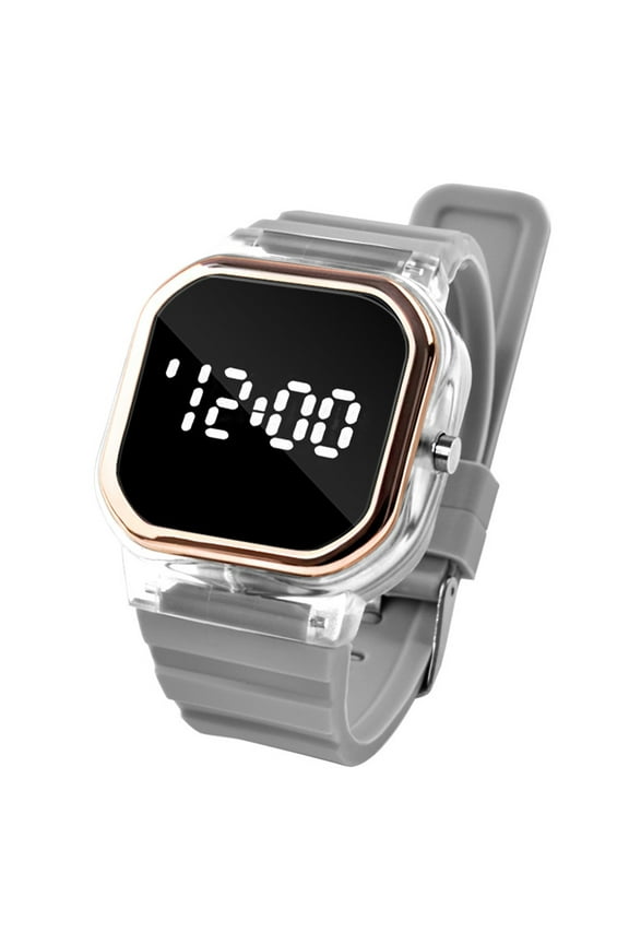 Sport Electronic Watch LED Digital Display Accurate Timing Stylish Silicone Strap Wristwatch for Men Women